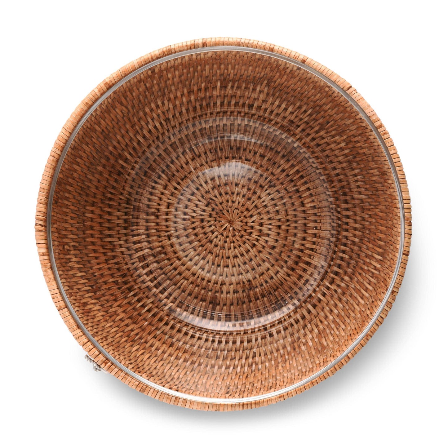 Hand Woven Serving Bowl Rattan