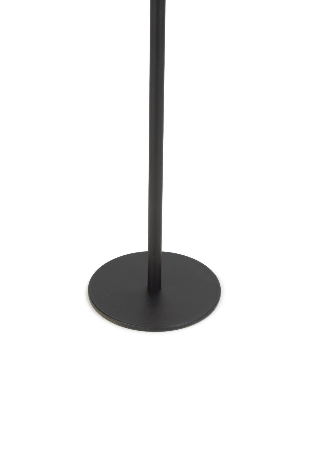 T-Bar Metal Necklace and Scarf Stands: Black / 22.25" Tall