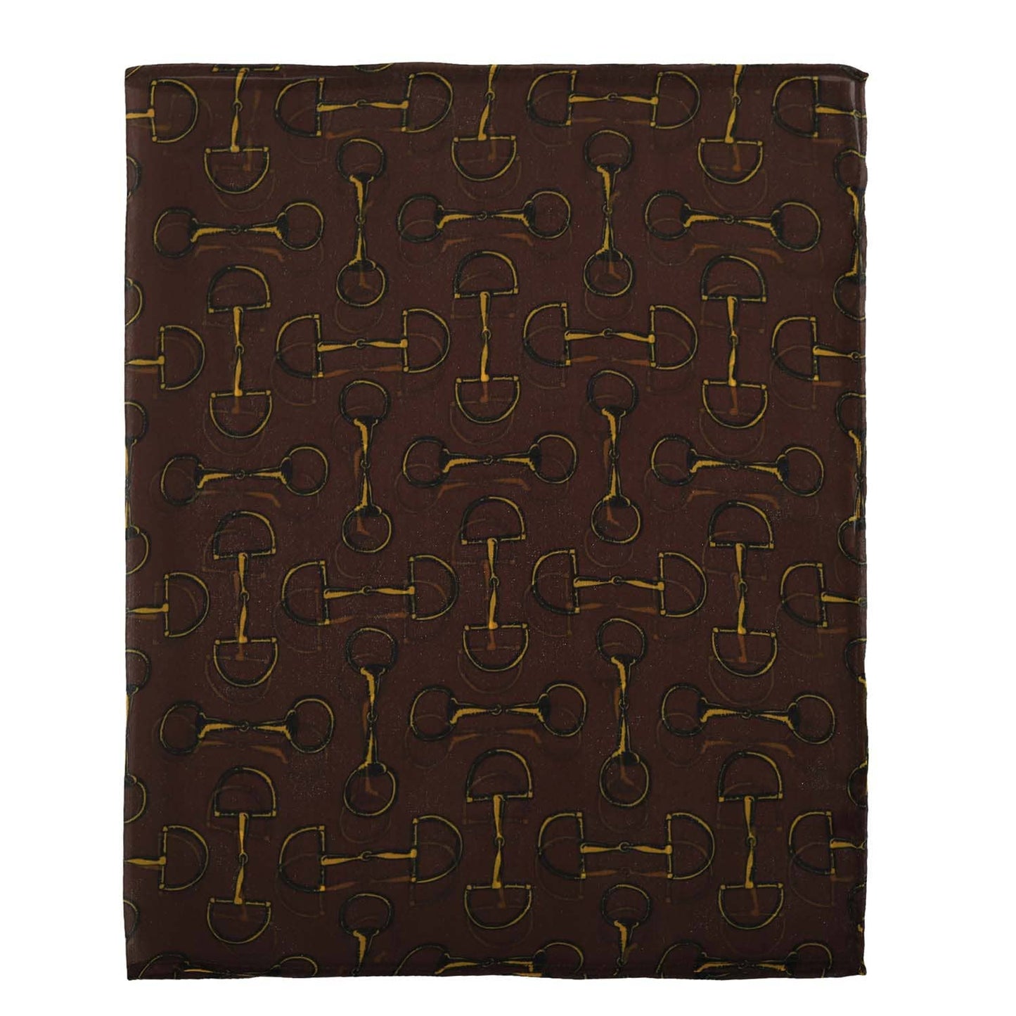 AWST Int'l Lila Vintage Snaffle Bit Scarf: Brown / STD