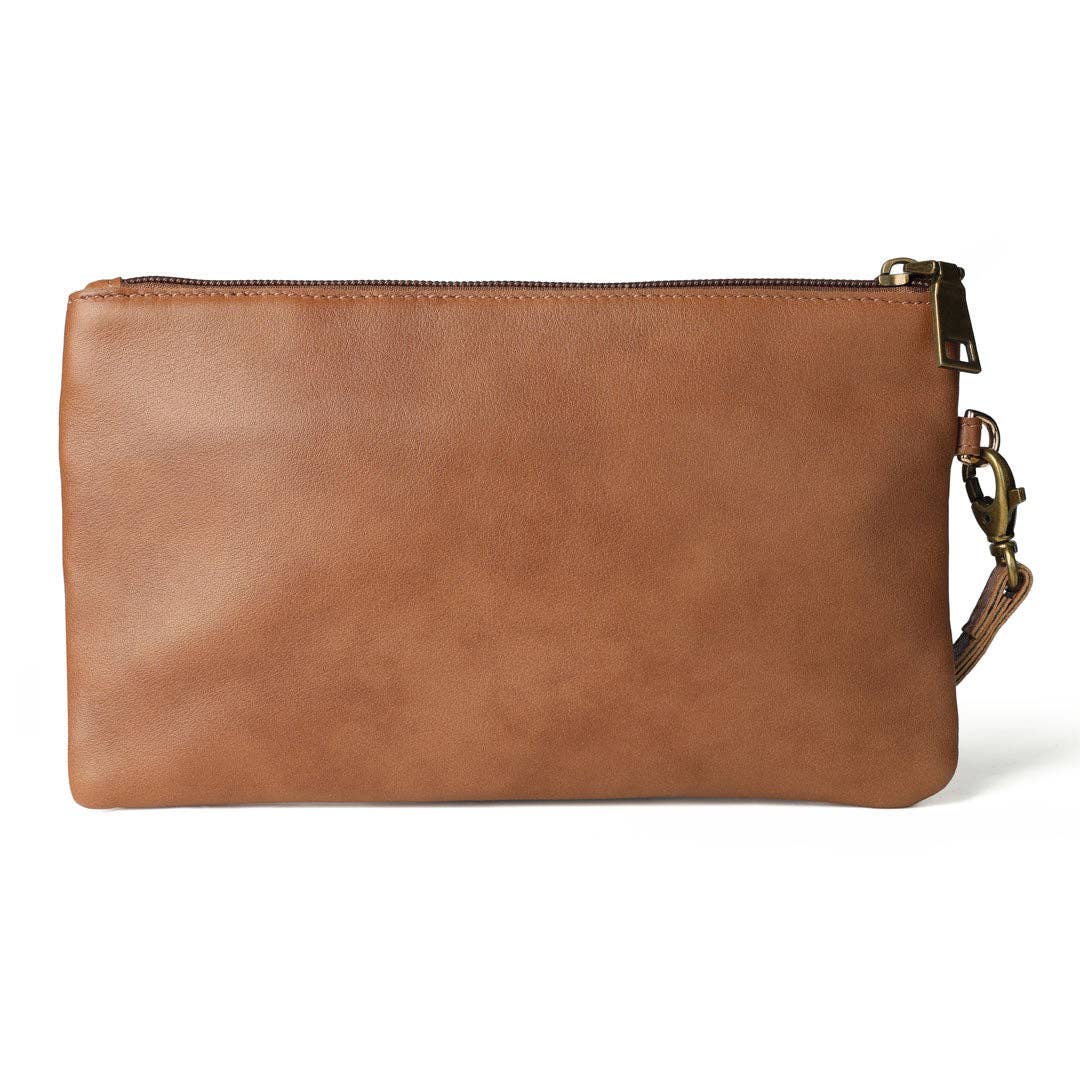 AWST Snaffle Bit Clutch Bag: Brown