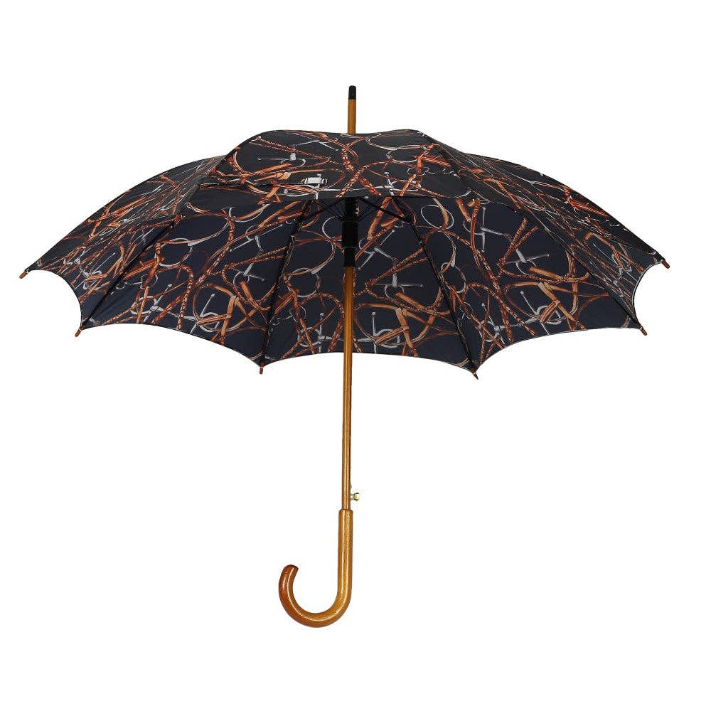 AWST Int'l Lila Umbrella: LINEAR HORSES