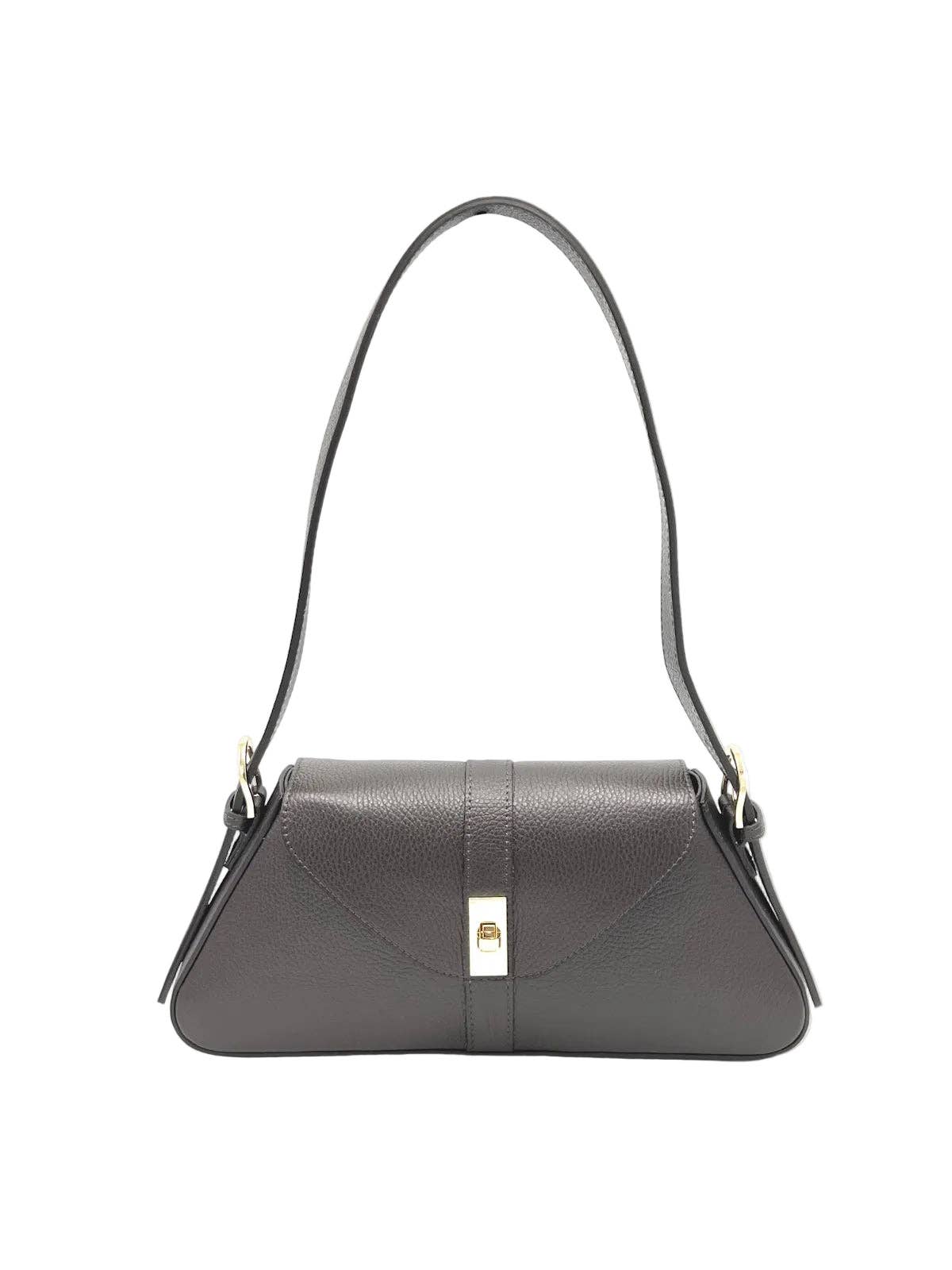 Women's Genuine Leather Shoulder Bag, Made in Italy, art. 112749: Pink