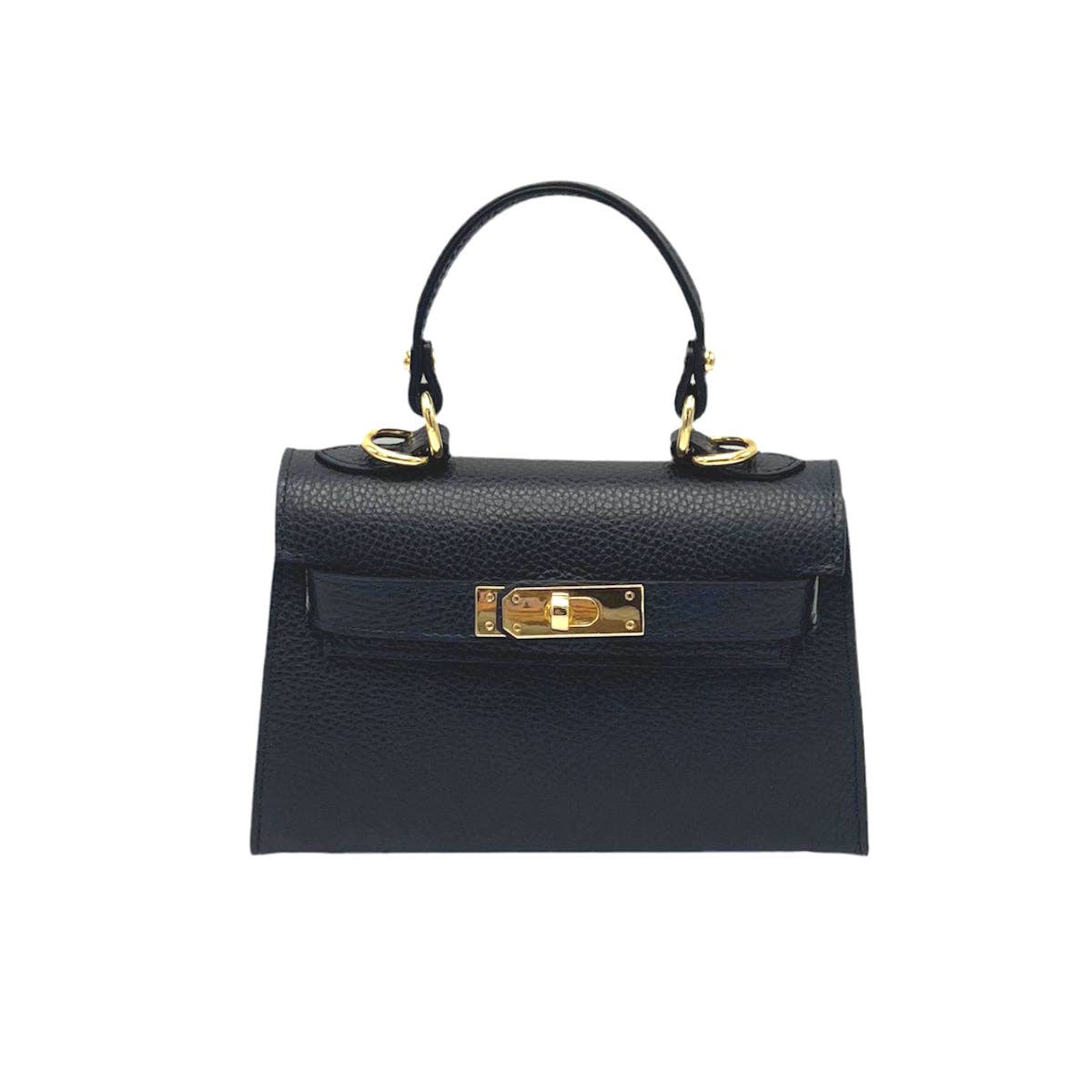 Genuine leather shoulder bag, Made in Italy, art. 112609: Yellow