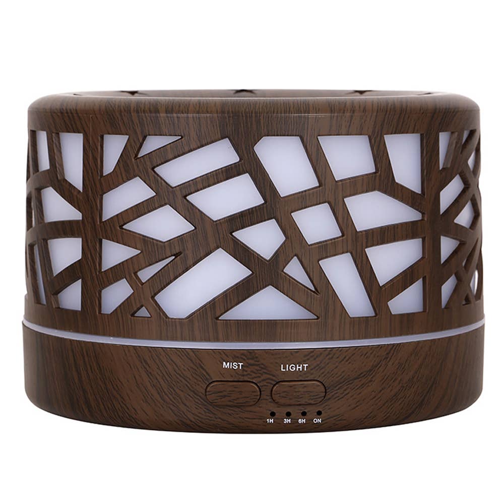 Designer 700ml Ultrasonic 5 in 1 Home Diffuser, Branches: Light Wood