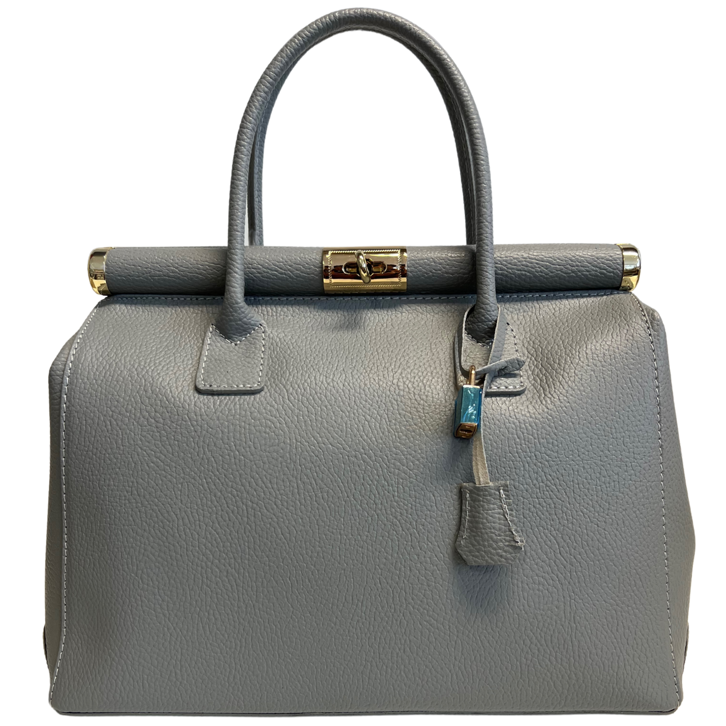 Modarno Handbag Women's Leather Handbag with Shoulder Strap: Beige Leather