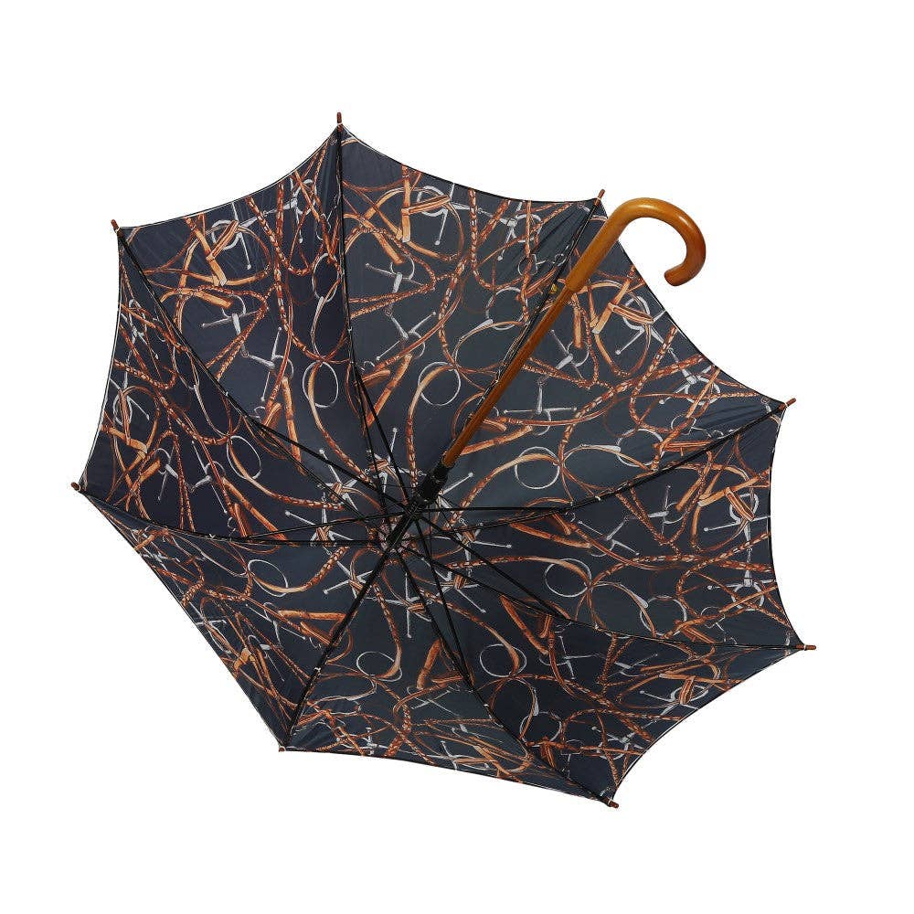 AWST Int'l Lila Umbrella: LINEAR HORSES