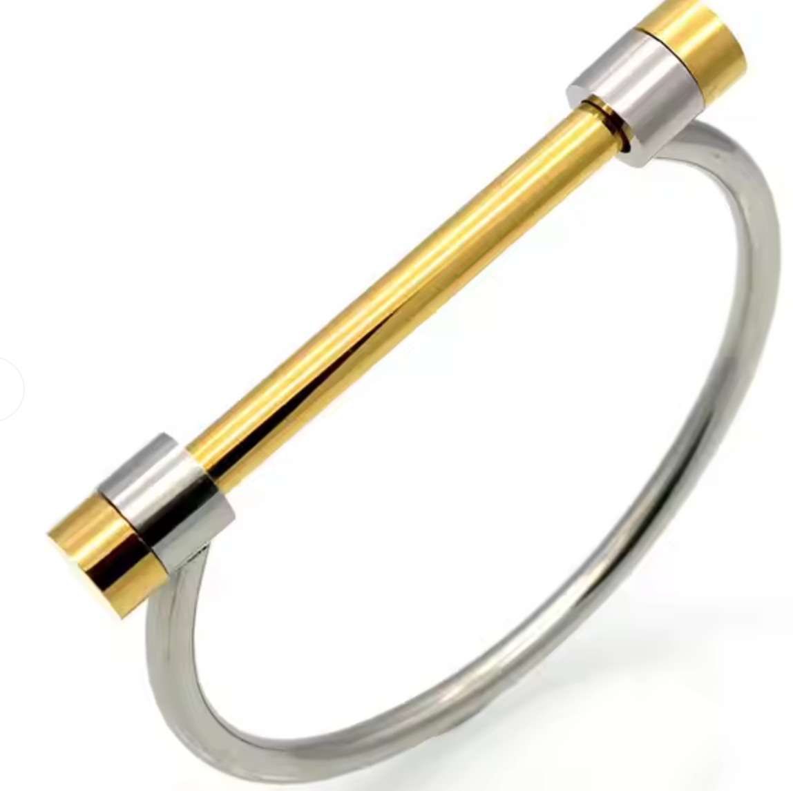 Horse Bit Cuff Bracelet- Bangle Cuff- Screw Lock- Waterproof: Original