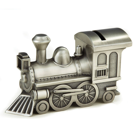Train Bank, Pewter Finish