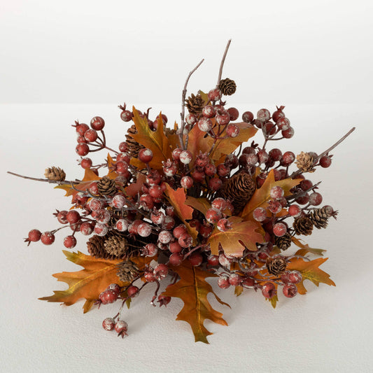 Fall Berry Leaf Orb