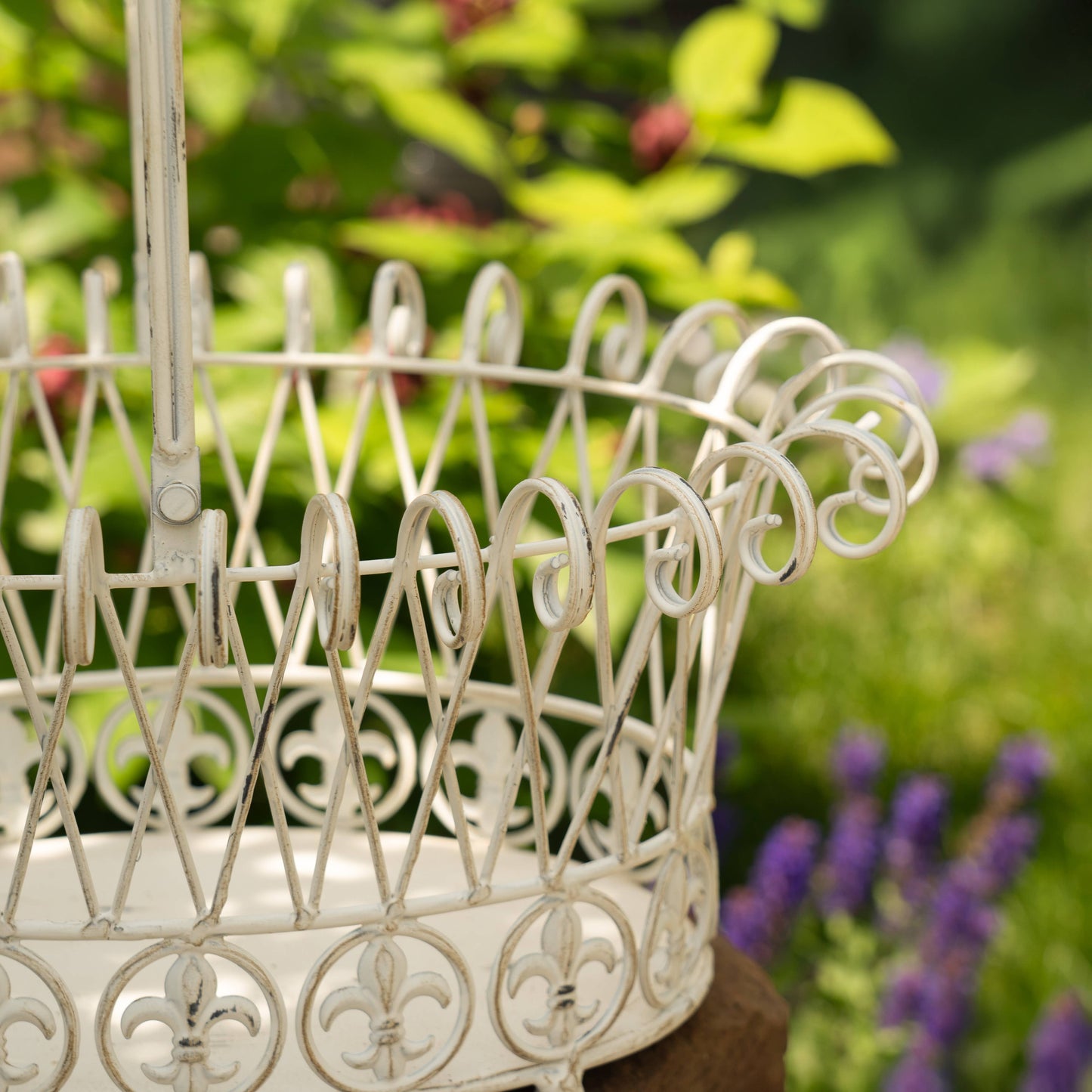 Decorative Garden Baskets Metal Wire- 3PC/Set - Options: Verdi Green