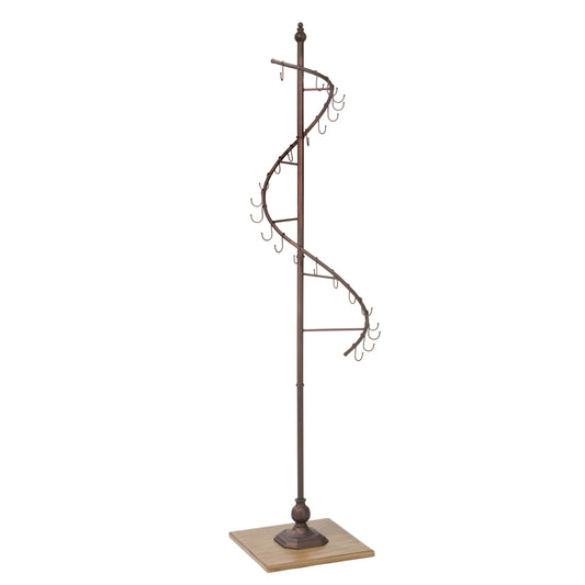 Rotating Purse Display/Storage: Purse / Hooks Bronze