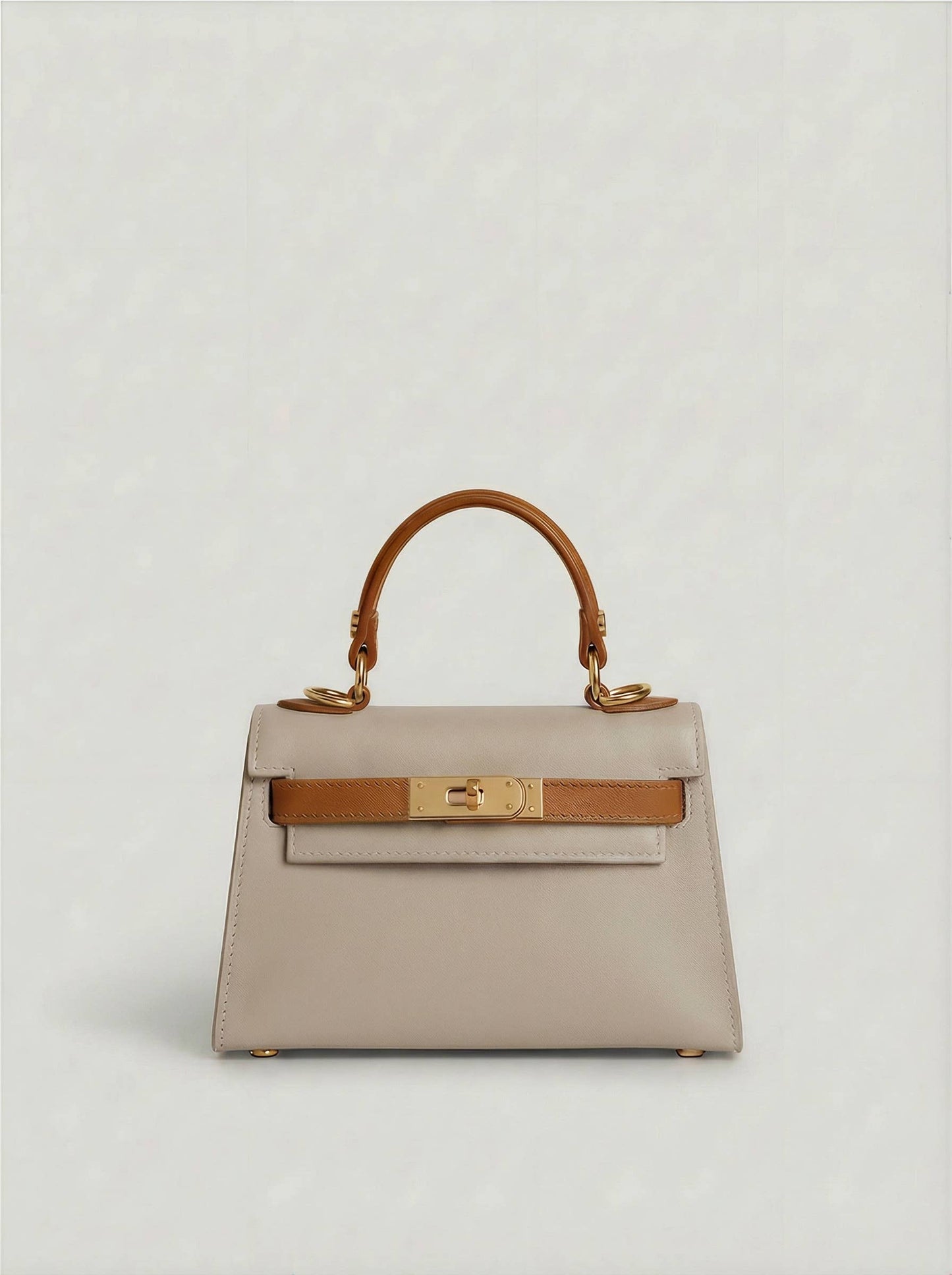 Genuine Saffiano leather handbag with strap, made in italy: Azure