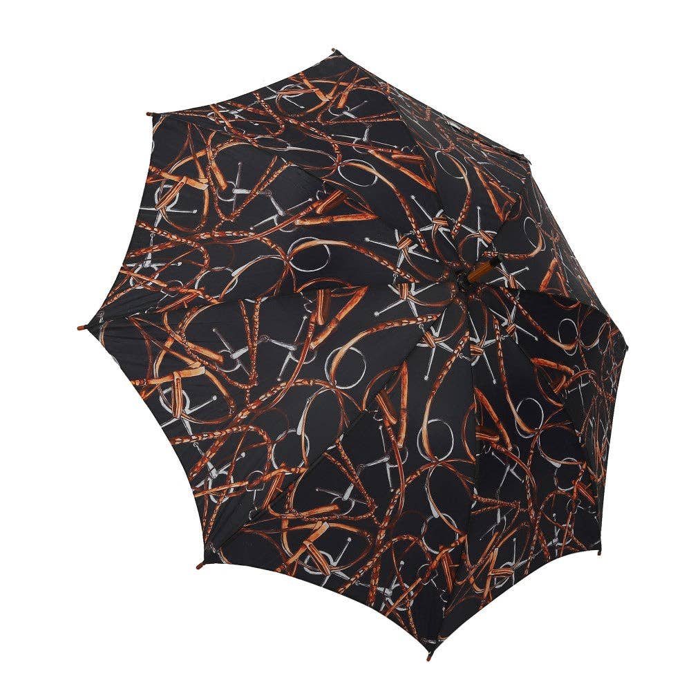 AWST Int'l Lila Umbrella: LINEAR HORSES