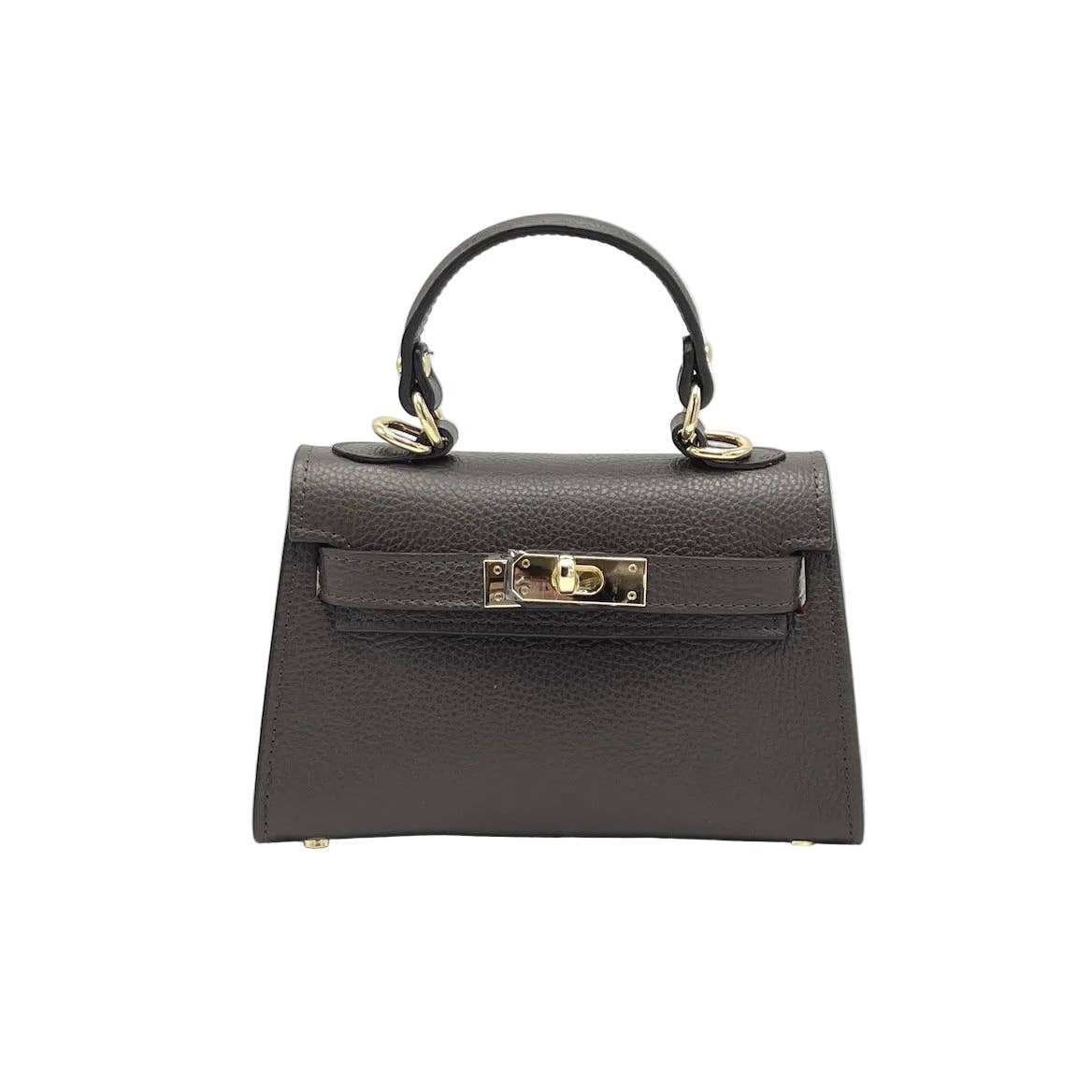 Genuine leather shoulder bag, Made in Italy, art. 112609: Yellow