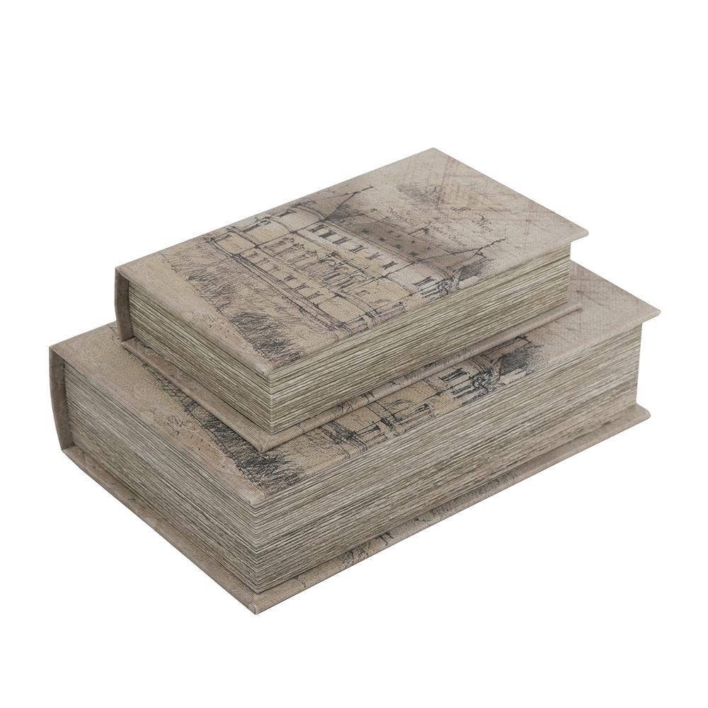S/2 Book Boxes