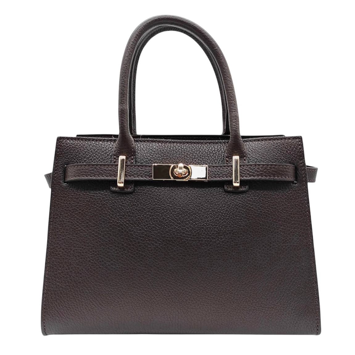 Modarno "Gina" handbag and shoulder bag in genuine leather 28x14x20cm: Rosso