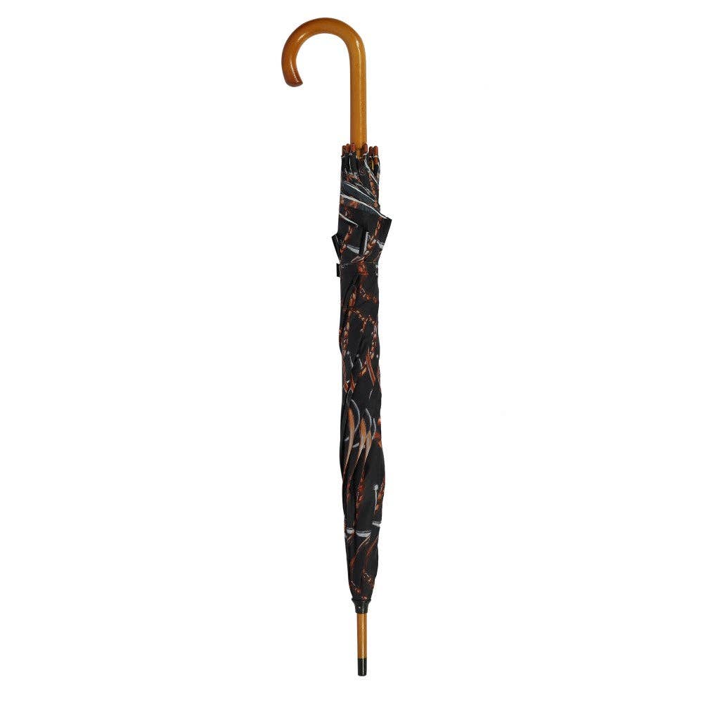 AWST Int'l Lila Umbrella: LINEAR HORSES