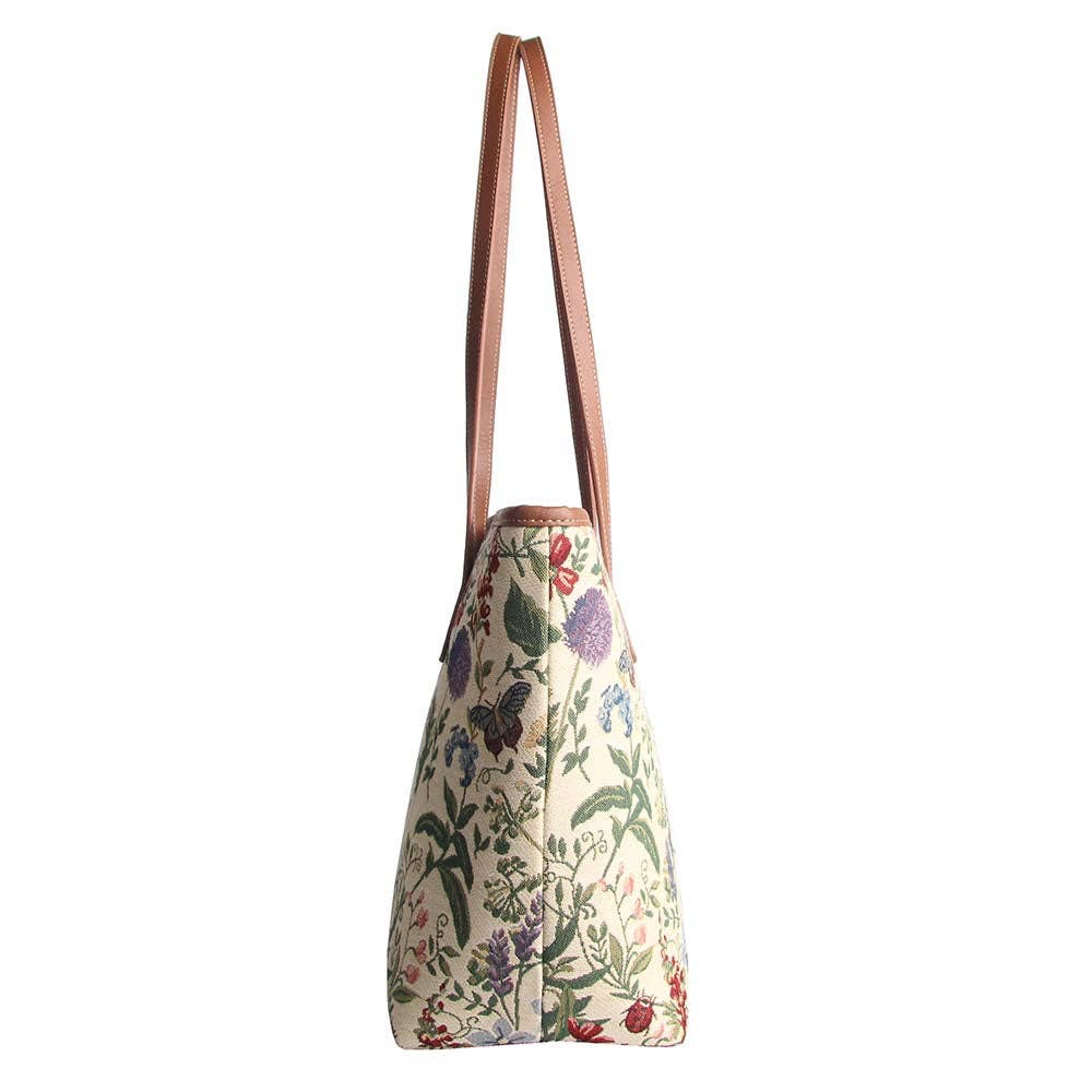 Morning Garden College/Shoulder Tote Bag