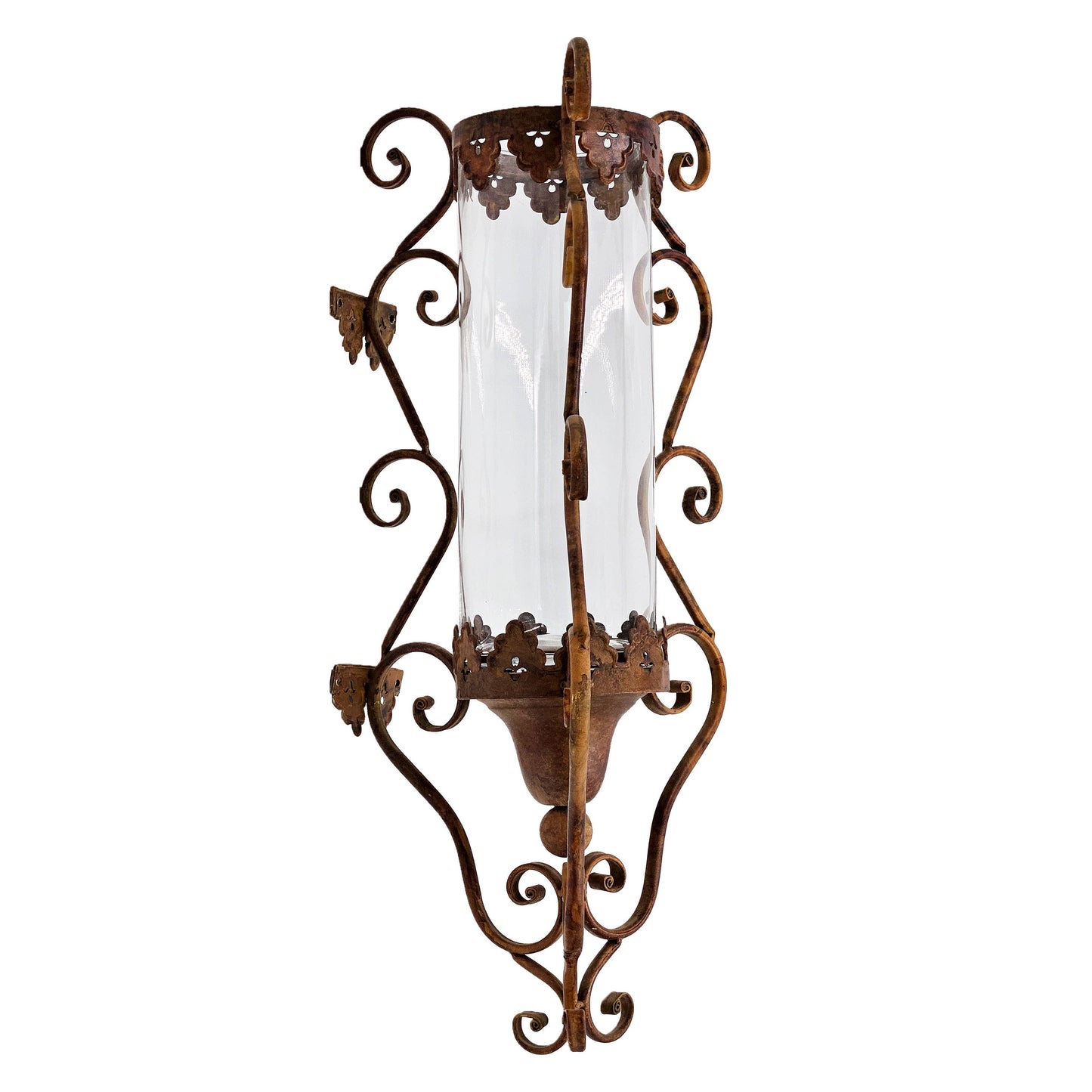10x8.5x25" Candle Holder - Brown