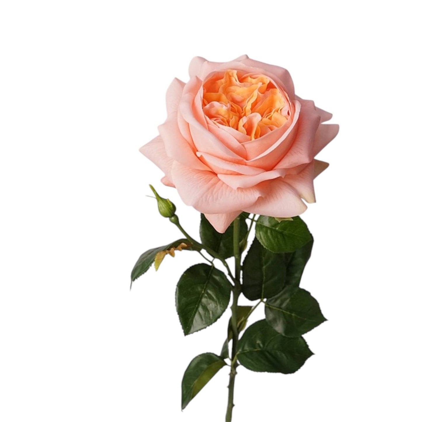 27"-Lux Faux Juliet Rose-Moisturizing Finish-5"Bloom: Rich Red