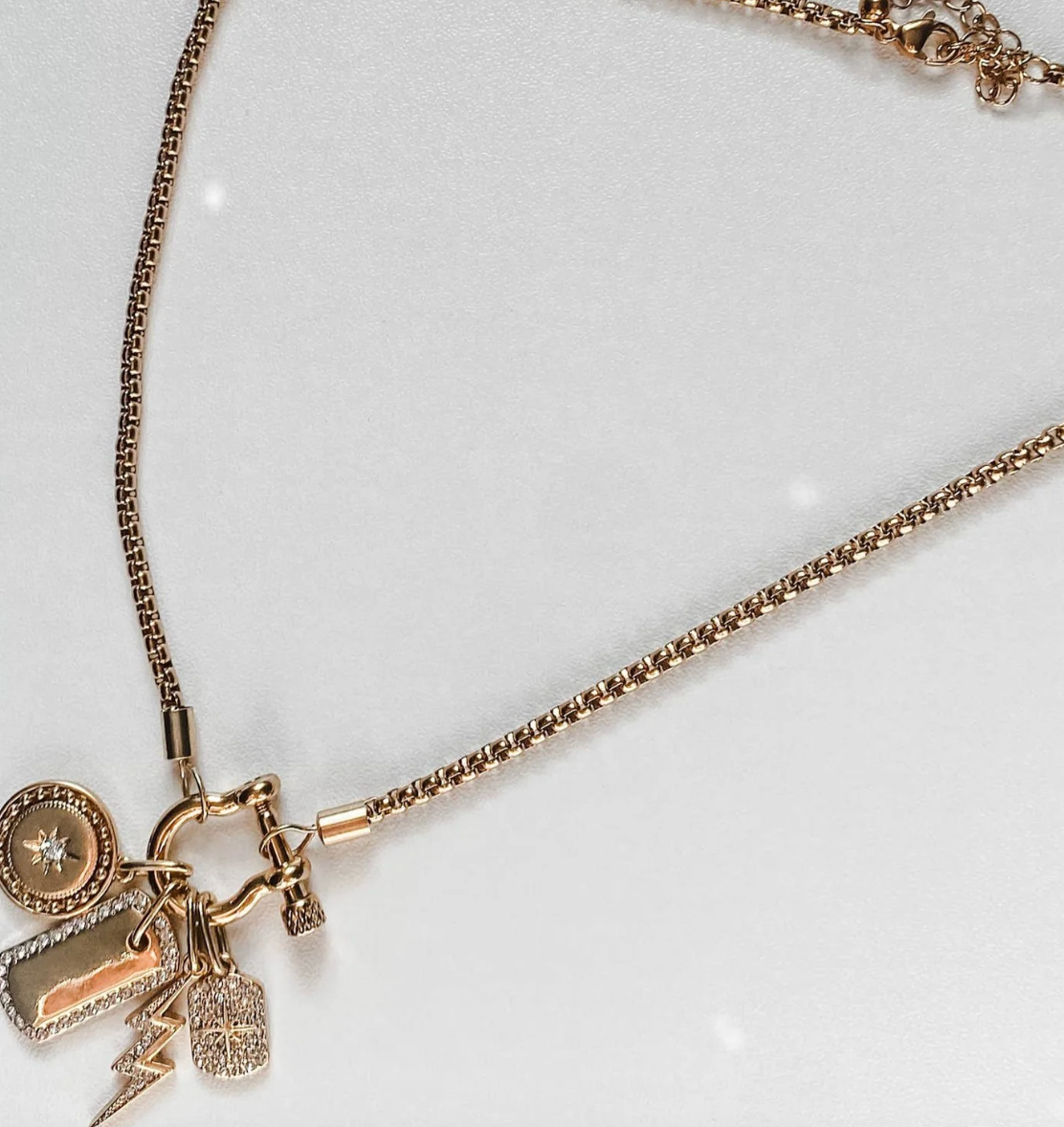 Mini Horse Bit- Steel: Yellow Gold