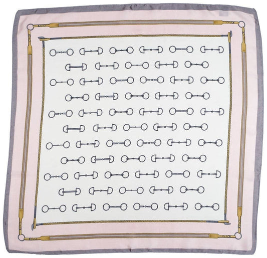 AWST Int'l Satin Snaffle Bit Scarf: Pink