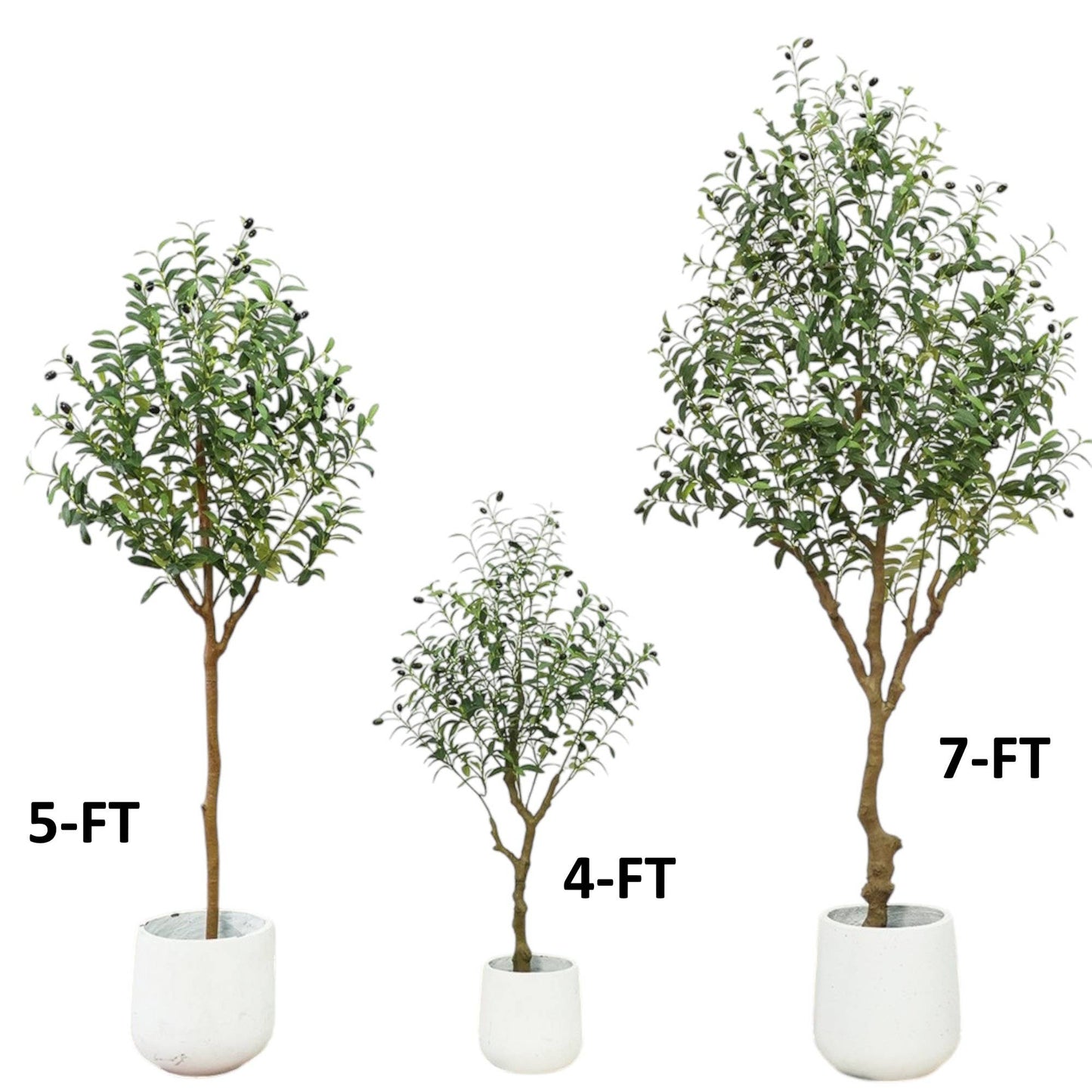 Extra-Dense Foliage-Artificial Quality Realistic Olive Tree: 6-Ft