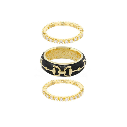 Equestrian Snaffle Bit Horse Ring: Size 7