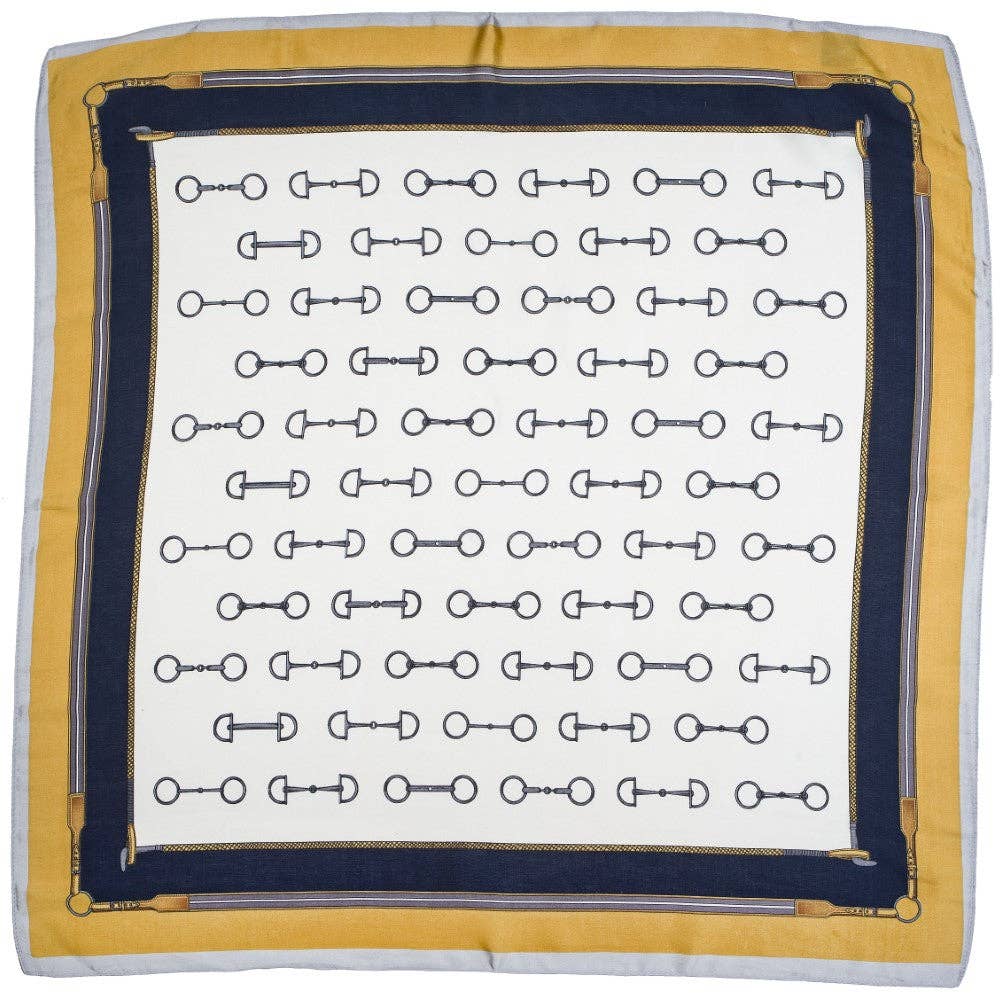 AWST Int'l Satin Snaffle Bit Scarf: Red