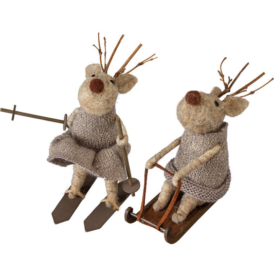 Winter Reindeer Critter Set
