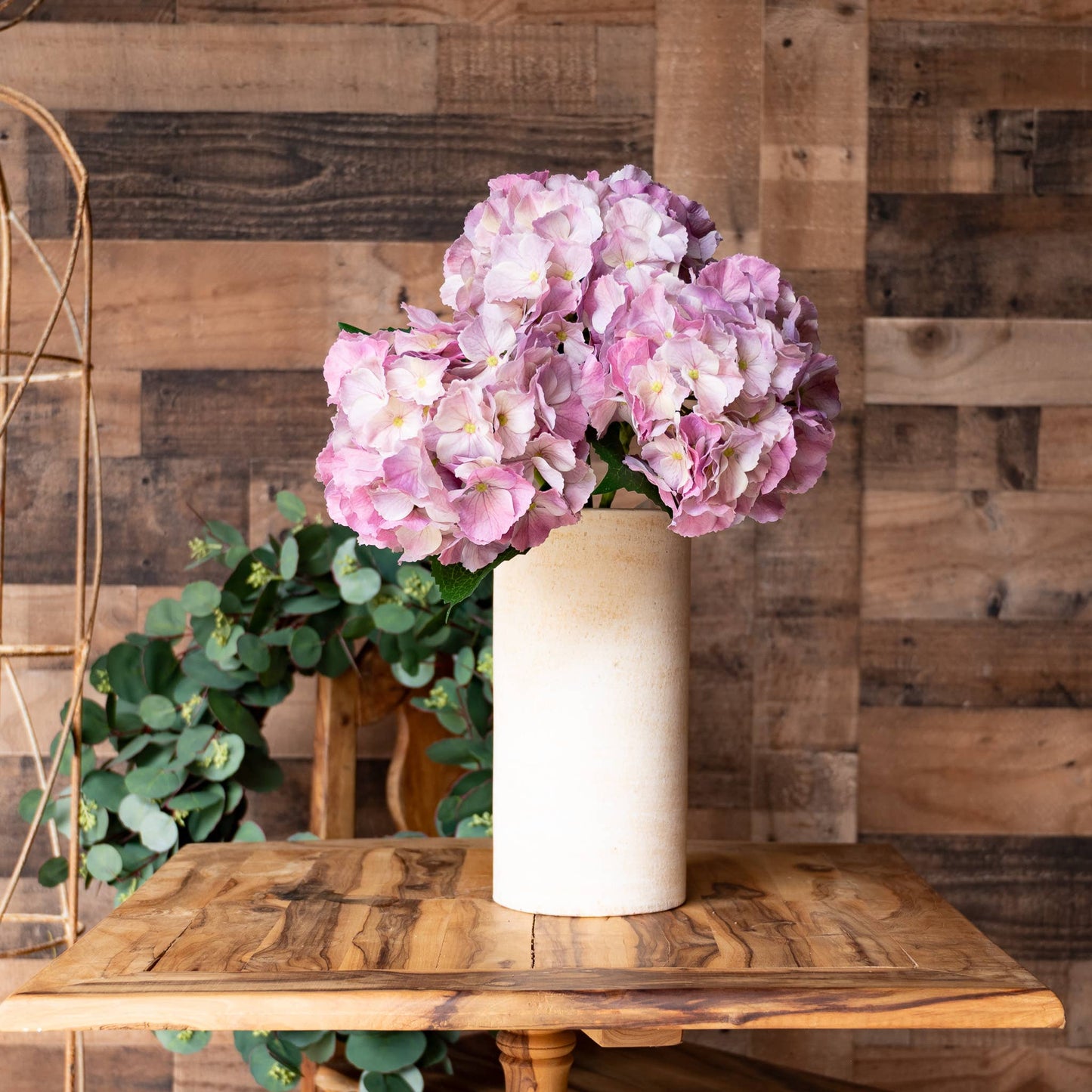Real Touch Hydrangea - 20 Inch - Dusty Mauve
