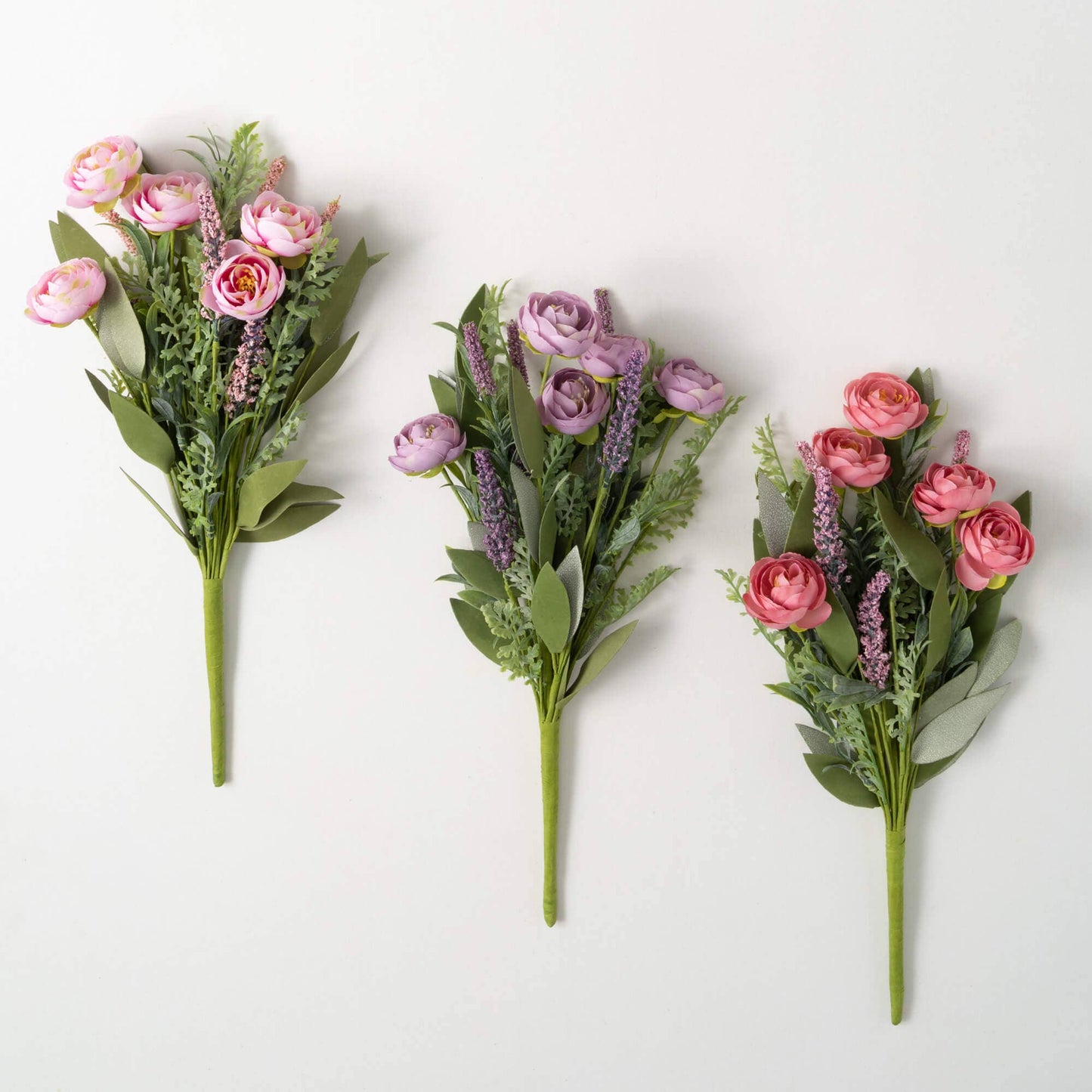 Ranunculus Heather Bush Set 3