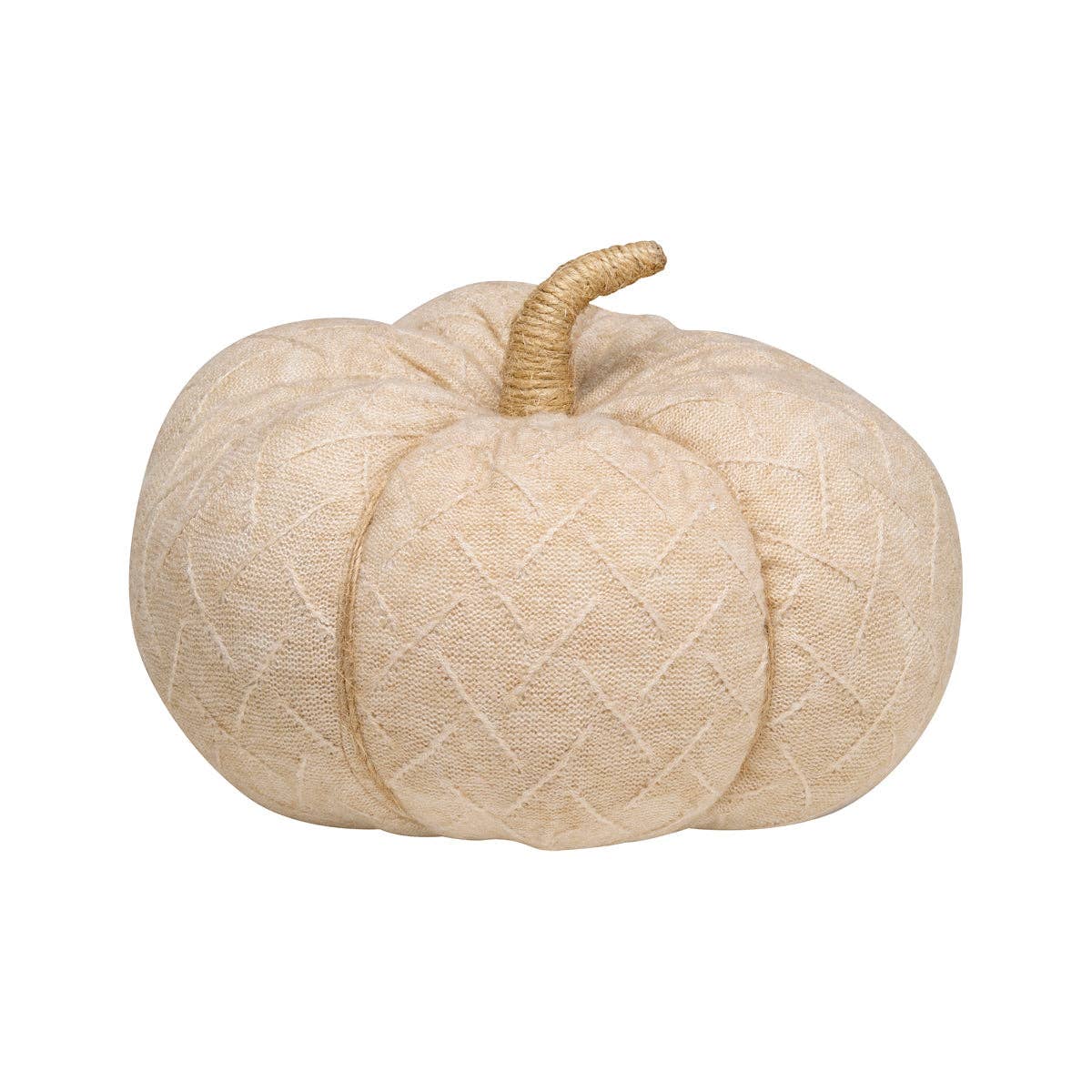 CF-3146 - Lrg. Tan Diamond Fall Fabric Pumpkin