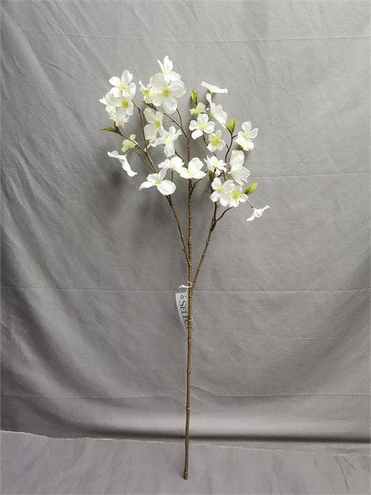 Dogwood Spray 33" White
