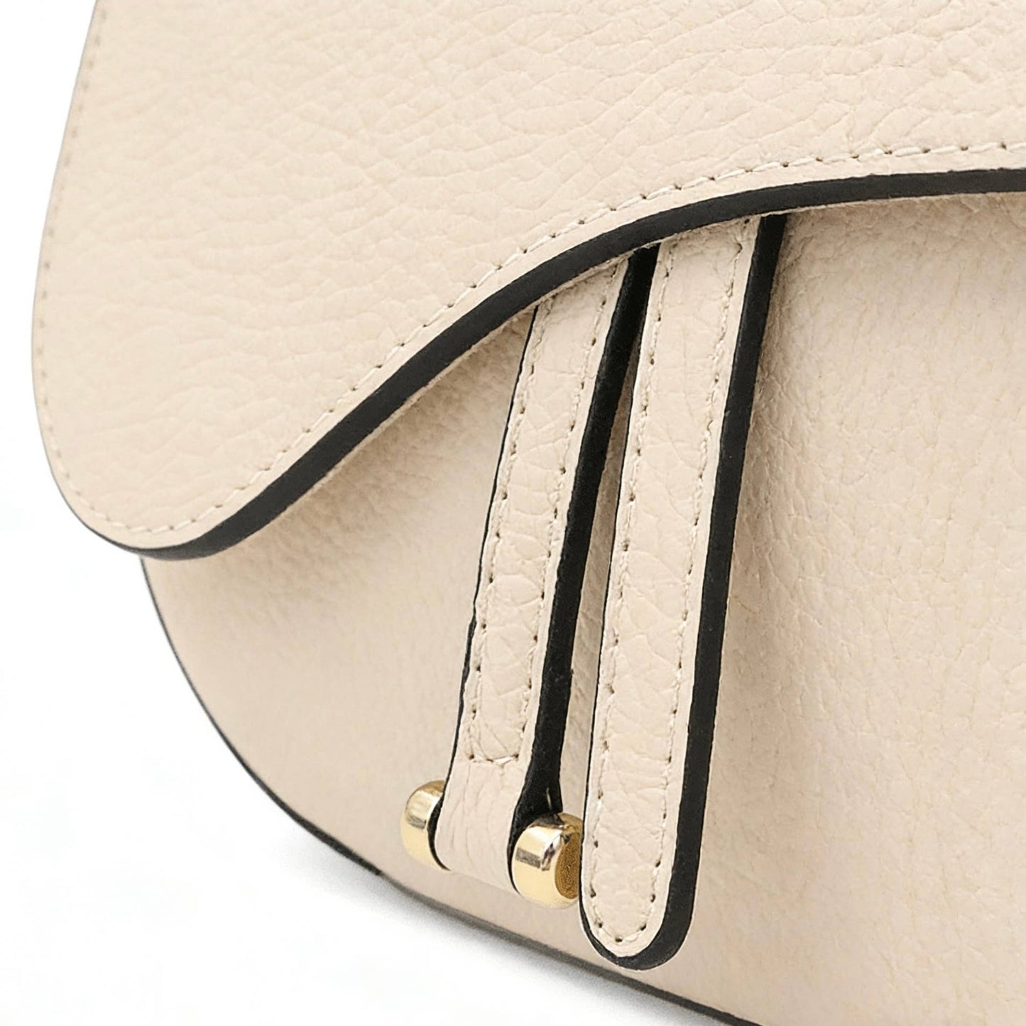 Genuine Leather Saddle Crossbody Bag – Made in Italy: Arancione