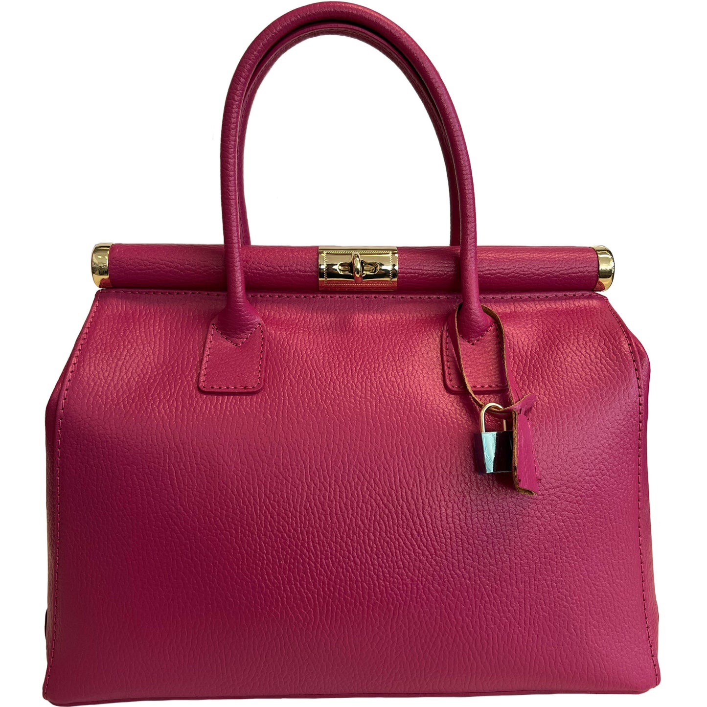Modarno Handbag Women's Leather Handbag with Shoulder Strap: Dark Chocolate