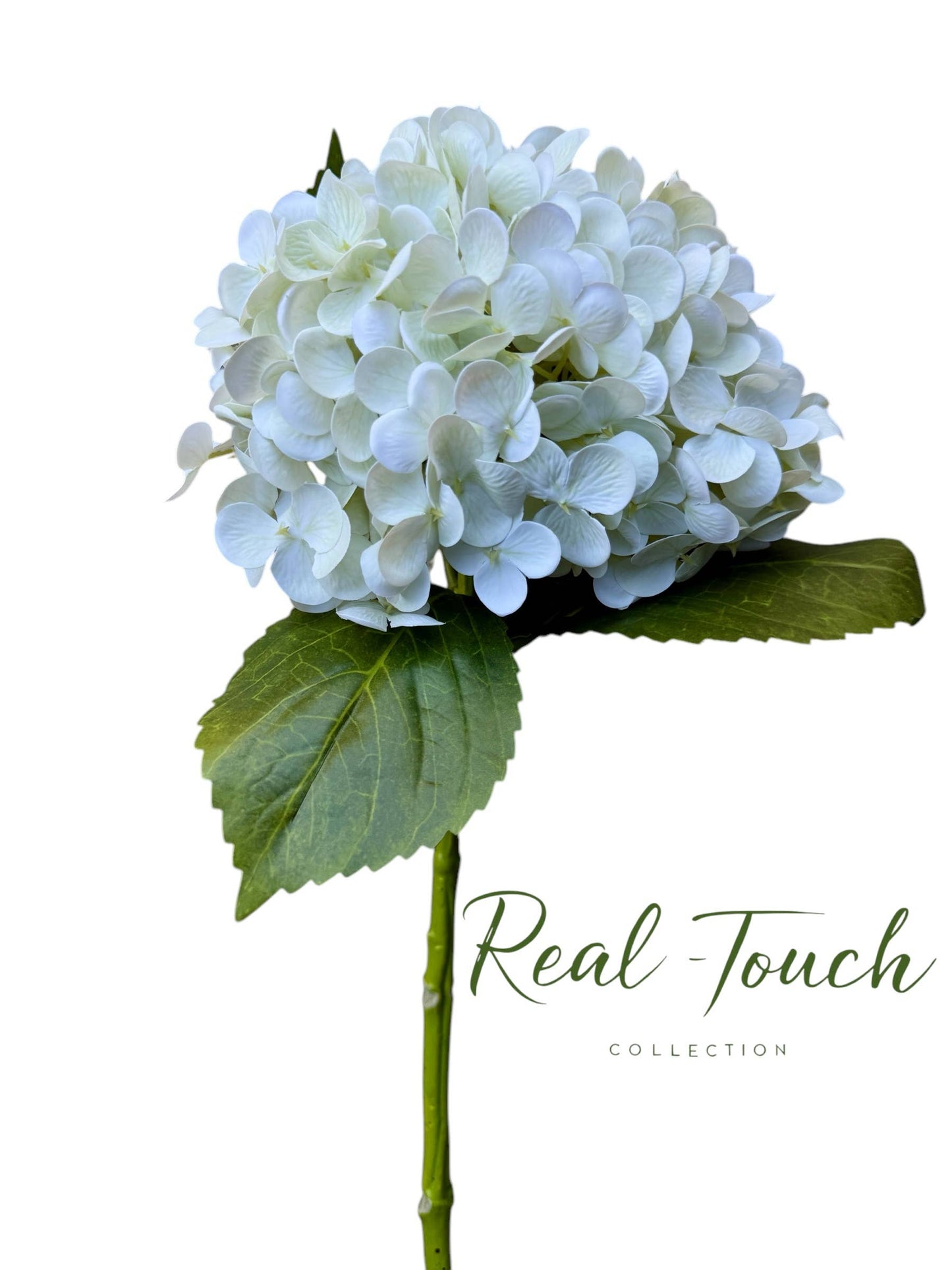 22" Large Bloom Ultra Realistic Real Touch Hydrangea: Vintage Grey Plum