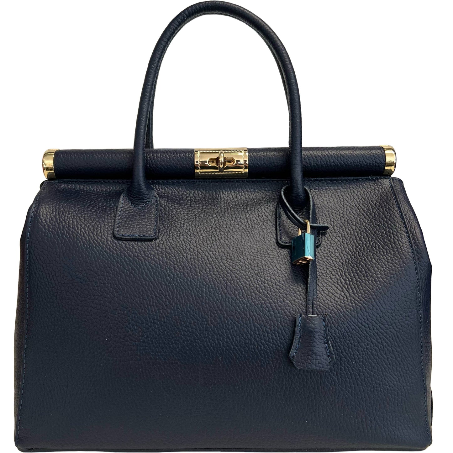 Modarno Handbag Women's Leather Handbag with Shoulder Strap: Beige Leather