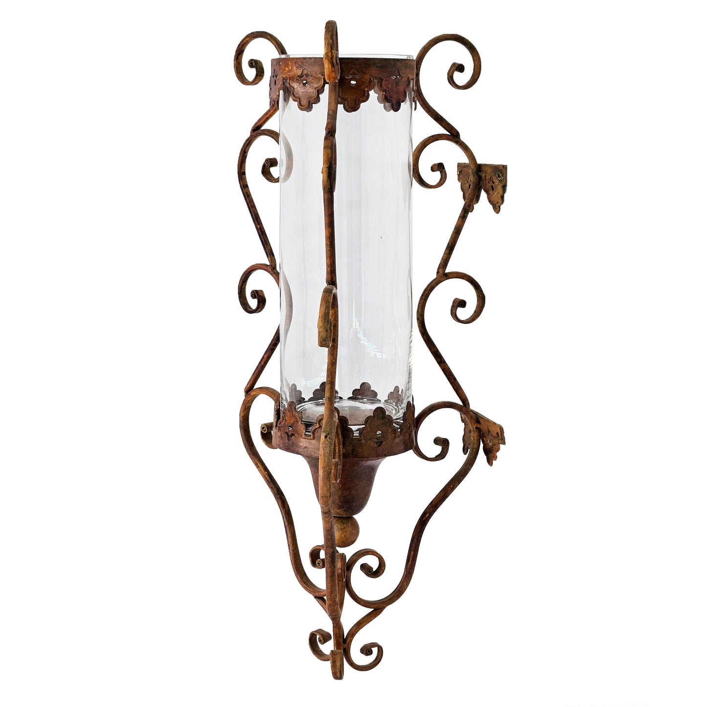 10x8.5x25" Candle Holder - Brown