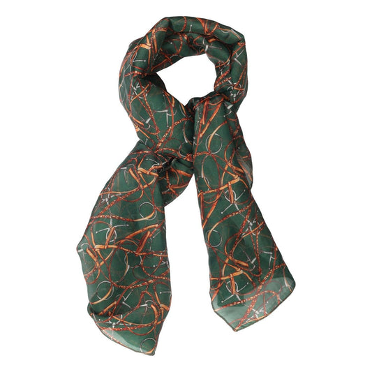 AWST Int'l Lila Snaffle Bridles Scarf: Green