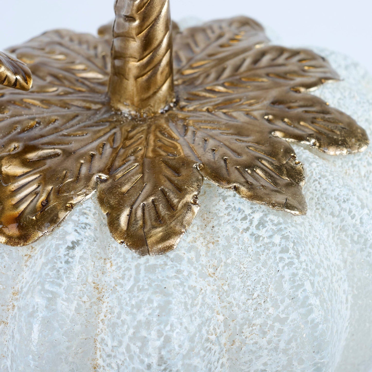 Glass White Pumpkin