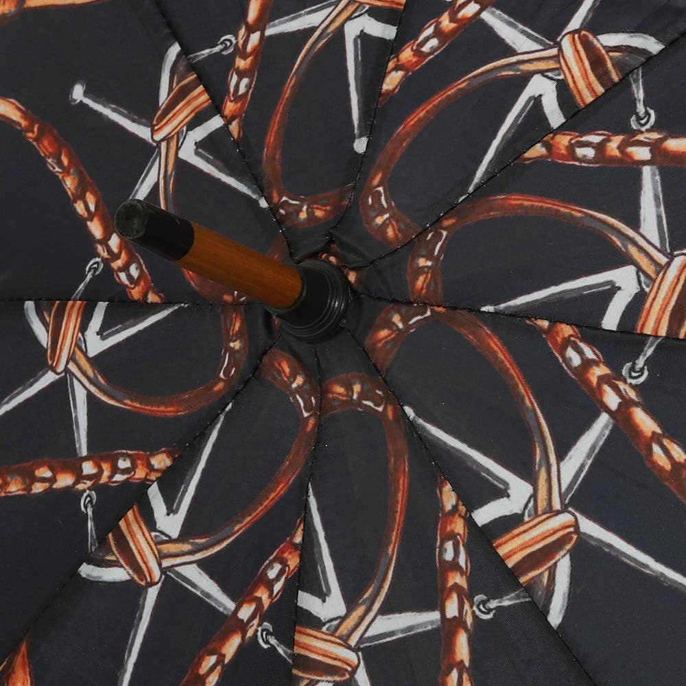 AWST Int'l Lila Umbrella: LINEAR HORSES