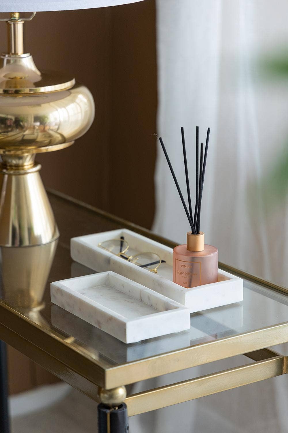 White Marble Tray