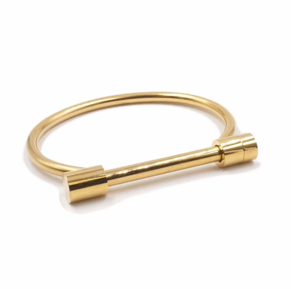 Horse Bit Cuff Bracelet- Bangle Cuff- Screw Lock- Waterproof: Original