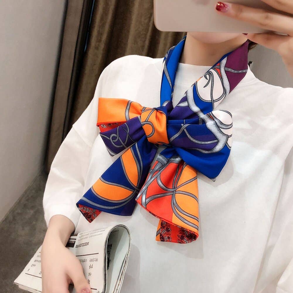 Vermillion Bow Scarf – Paisley Horse Collection