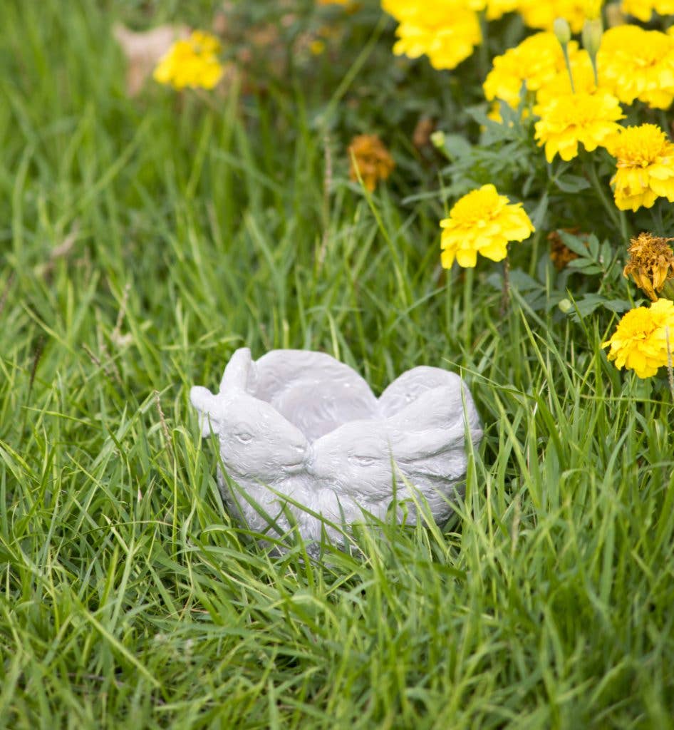 6.5x5x4.5" 2 Bunny Planter 2EA/CTN