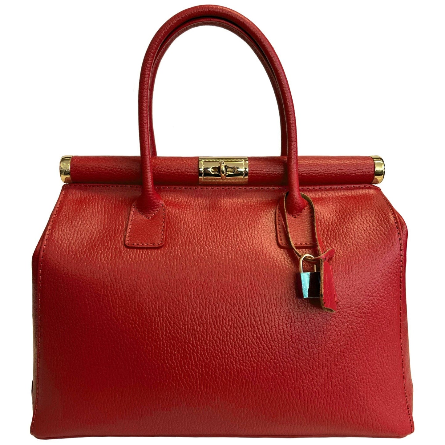 Modarno Handbag Women's Leather Handbag with Shoulder Strap: Dark Chocolate