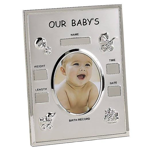 Baby Record Plaque, 7" x 9.75"