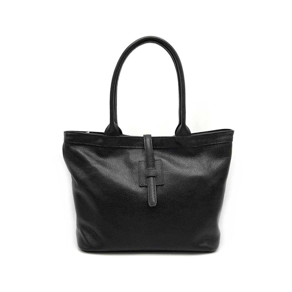Genuine leather shoulder bag, Made in Italy, art. 112605: Dark Red