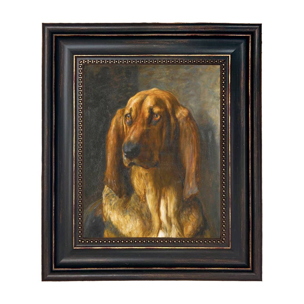 Sir Lancelot a Bloodhound by Briton Riviere Painting Print